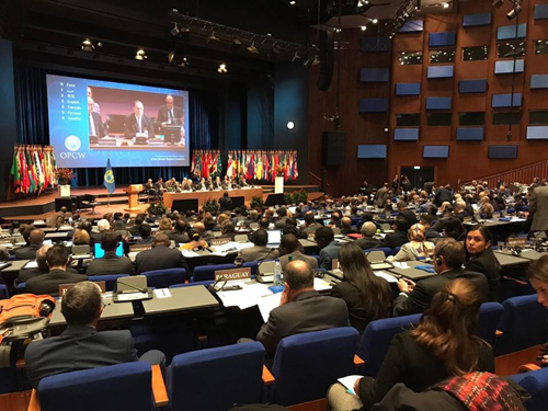 العراق يشارك في مؤتمر لمنظمة حظر الأسلحة الكيميائية